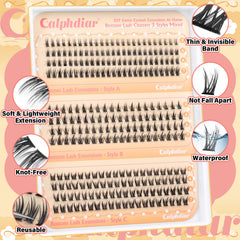Calphdiar 260pcs extensions offer durable DIY looks you can rewear.