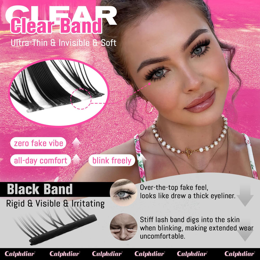 Calphdiar bottom lash clusters natural-look option for easy at-home enhancement
