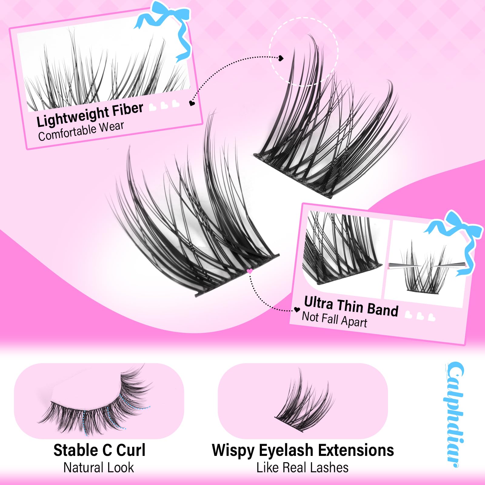 calphdiar bottom lashes extension balance top and bottom for cohesive look