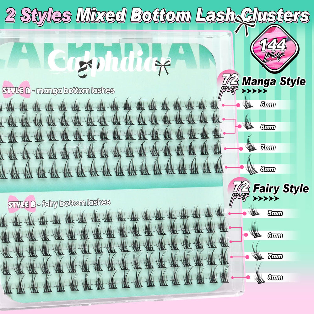 Calphdiar bottom lashes natural-fairy pack for everyday wear
