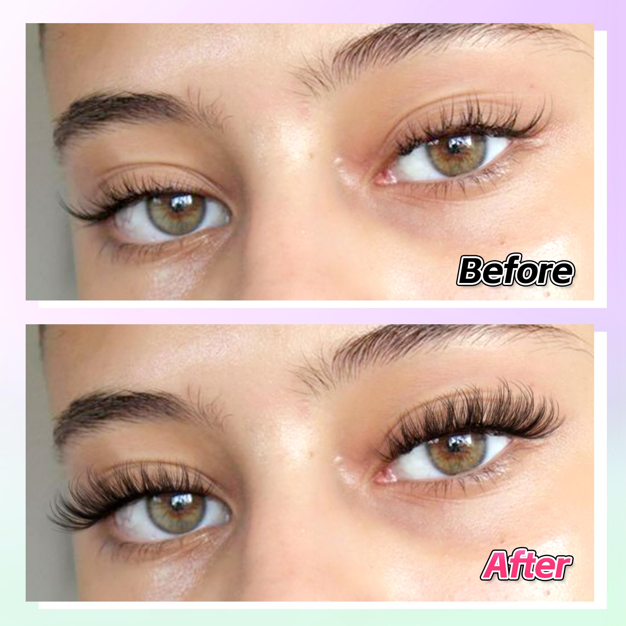 Calphdiar clear-band lashes deliver seamless lash line.