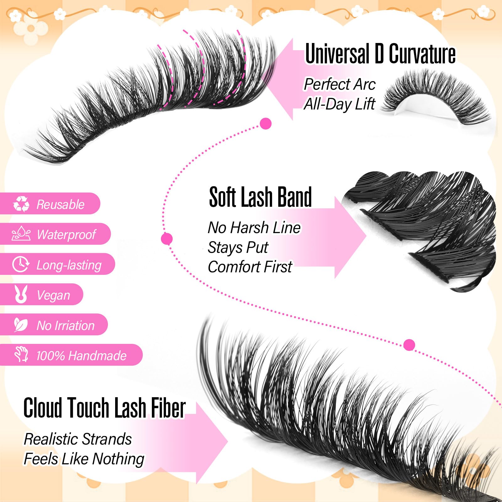 Calphdiar lash clusters for easy at-home DIY extensions