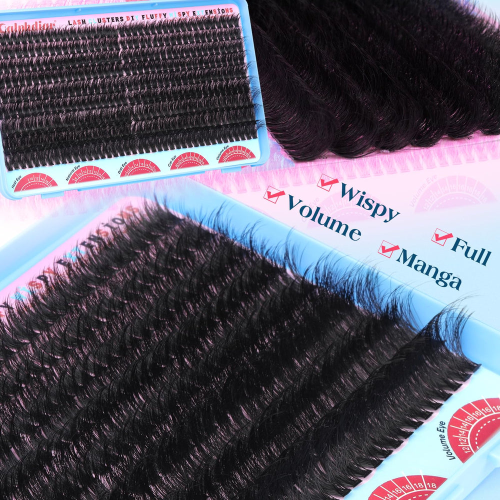 Calphdiar lengths from 10 to 18mm for personalized lash maps.