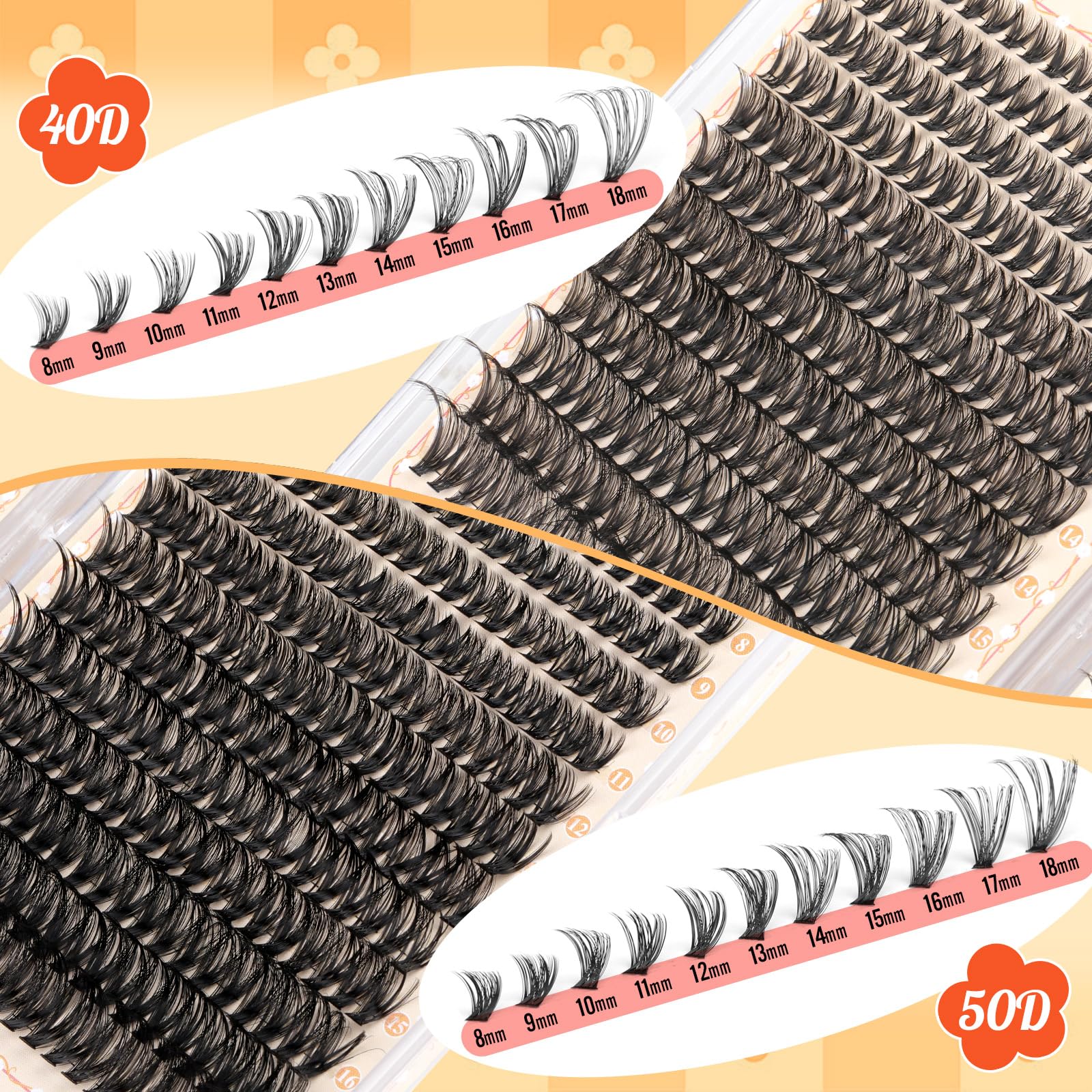 Calphdiar lightweight, skin-friendly lashes reduce discomfort during wear