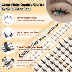 Calphdiar Manga Lash Clusters enable quick 2-minute glamour on busy mornings