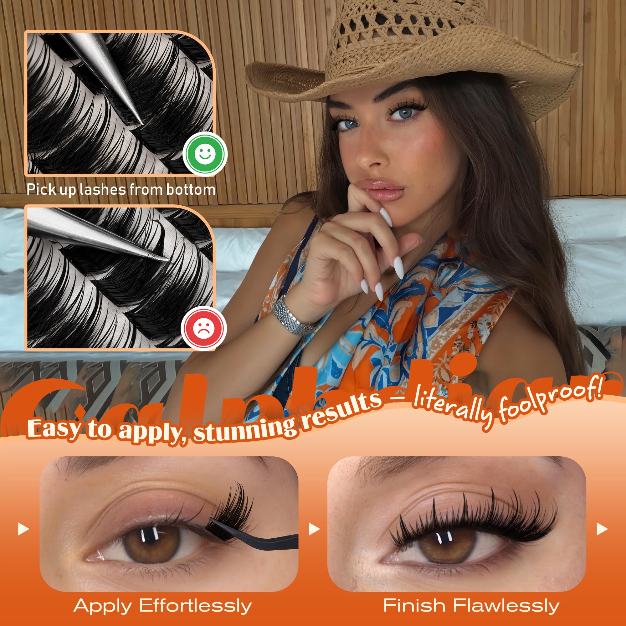 Calphdiar Manga Lash Clusters cat-eye and open-eye styles for lifted corners