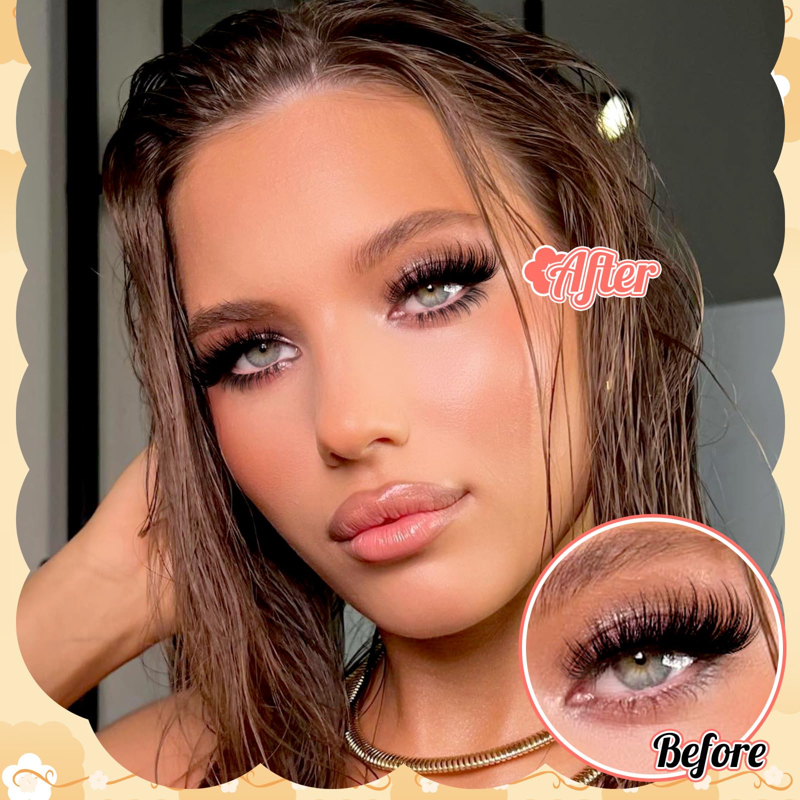 Calphdiar mixed length 5-7mm clusters add depth from subtle to bold.