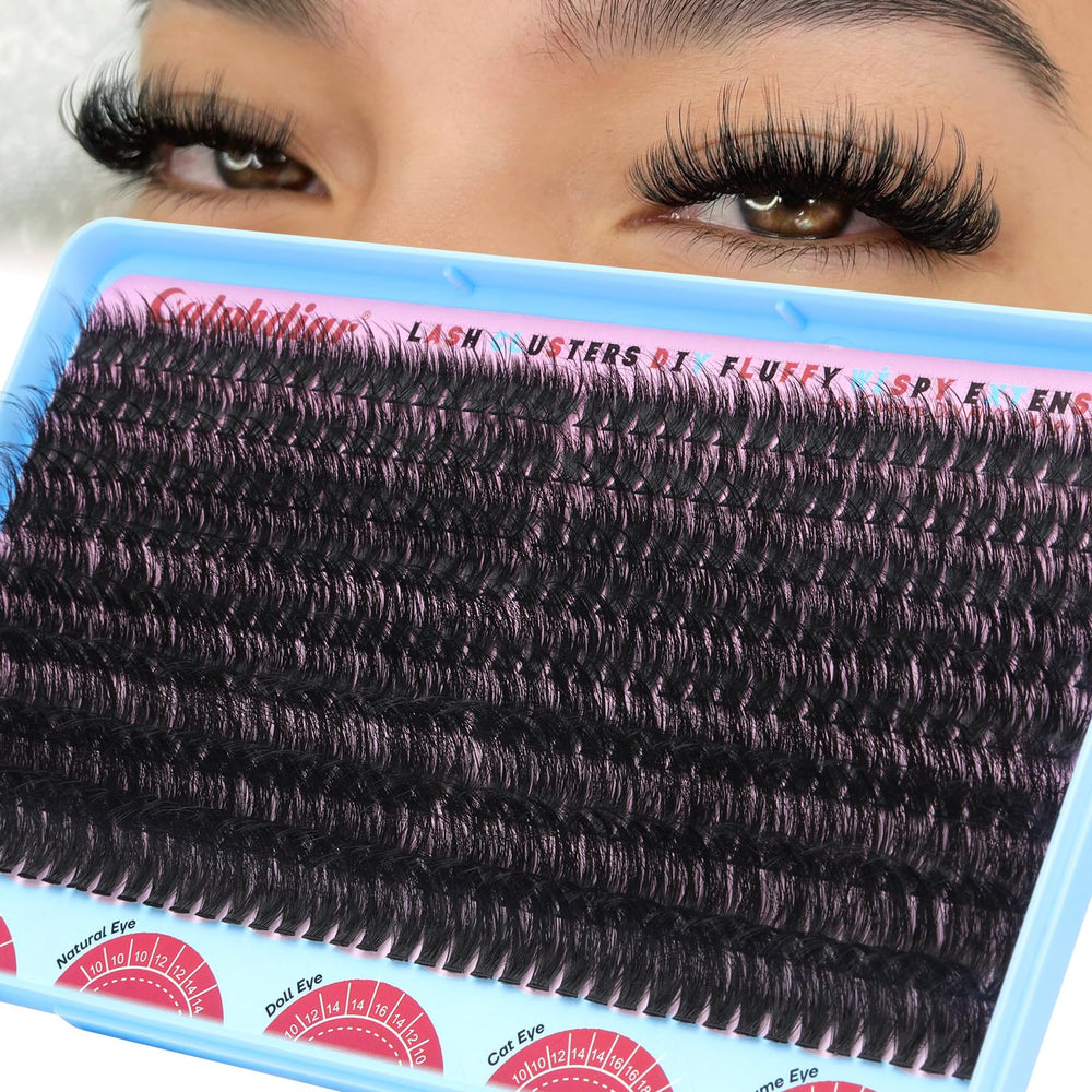 Calphdiar reusable lash clusters designed for multiple uses and eco-friendly care.