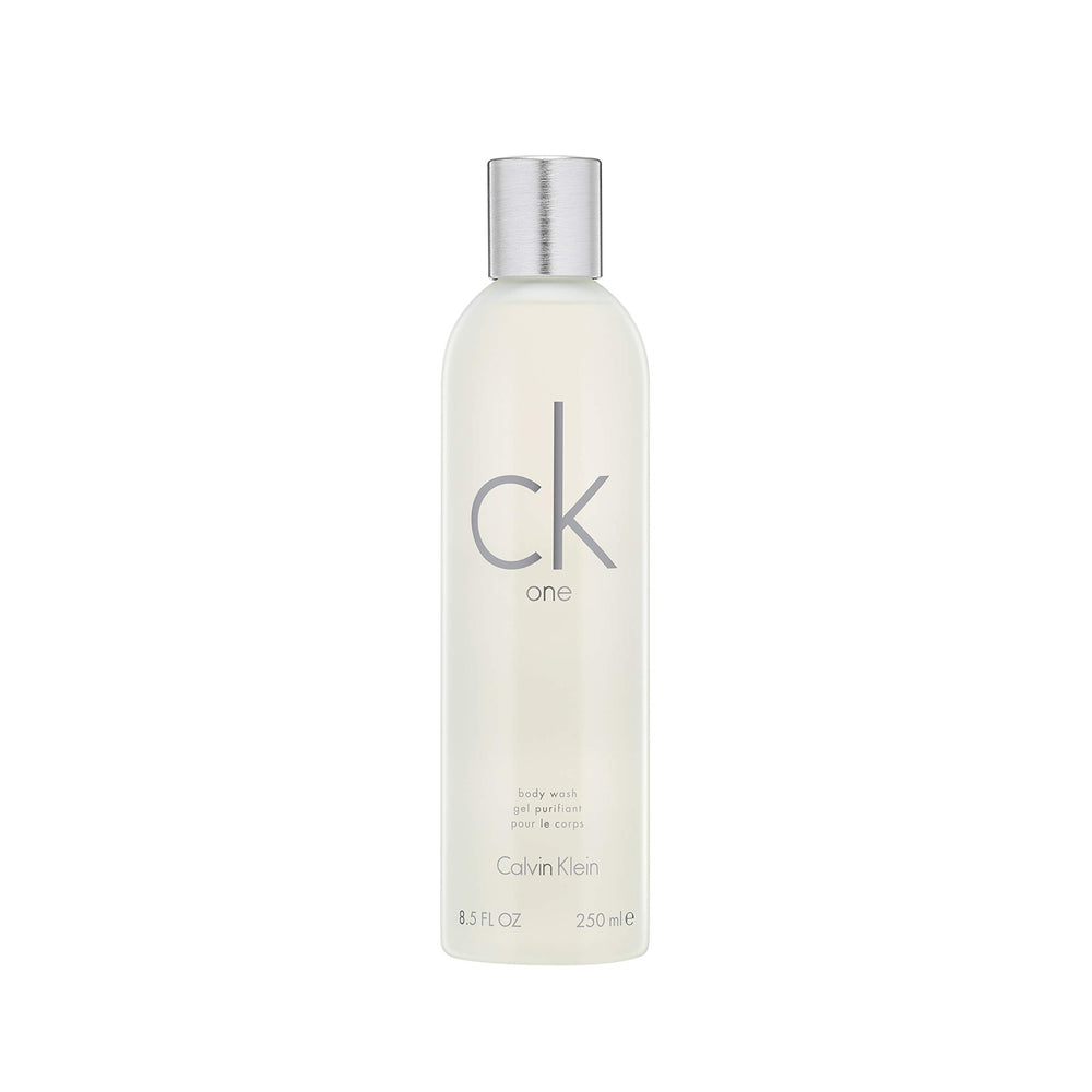 Calvin Klein CK One body wash bottle front for a refreshing start