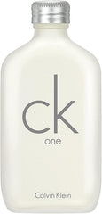 Calvin Klein CK One bottle with minimalist design for versatile everyday wear.