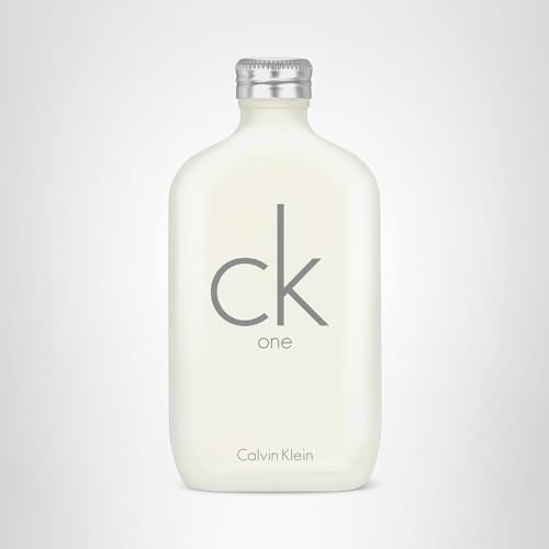 CK One shadowed bottle, evokes fresh citrus mood for day and night.