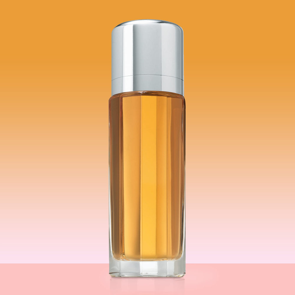 Calvin Klein Escape amber and sandalwood base conveys warmth with a lasting impression.