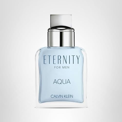 Calvin Klein Eternity Aqua for Him shelf display signaling premium quality and timeless style