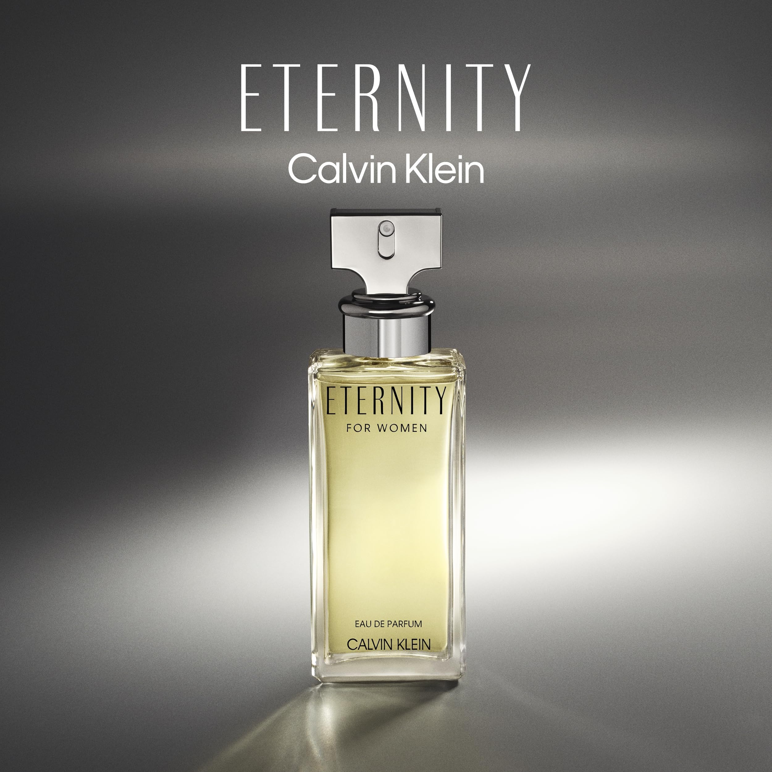 Calvin Klein Eternity for Women EDP floral notes graphic, visualizes the bouquet-inspired scent.
