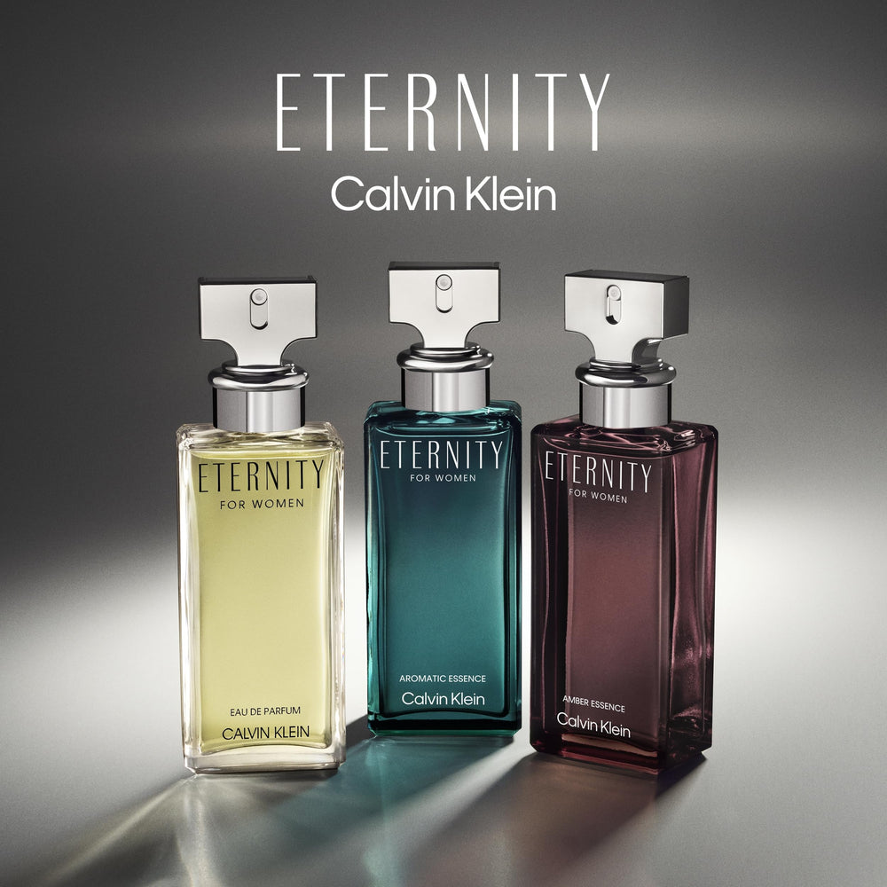 Calvin Klein Eternity EDP packaging box, perfect gift-ready presentation.