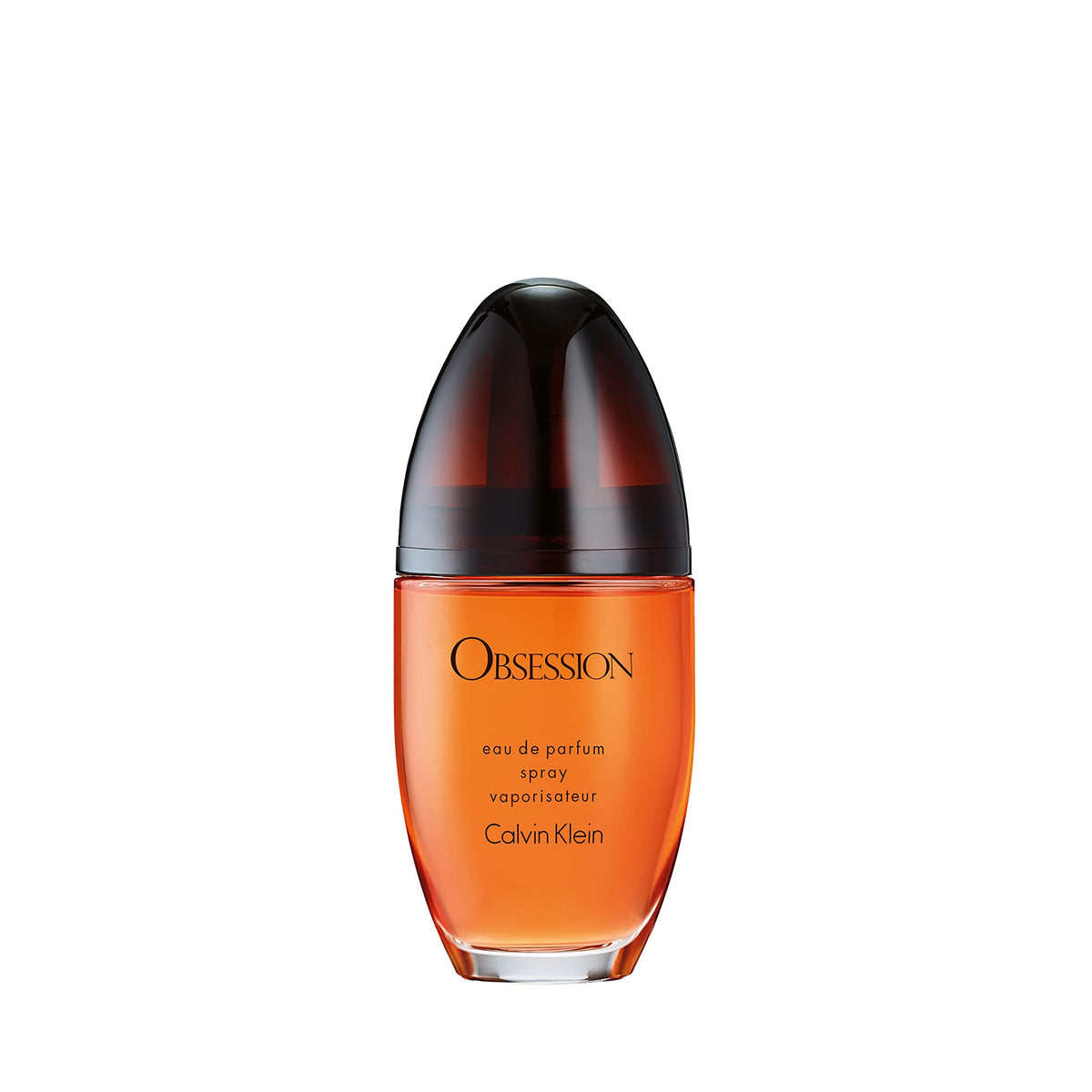 Calvin Klein Obsession bottle front showcases bold fragrance visual for daily wear.