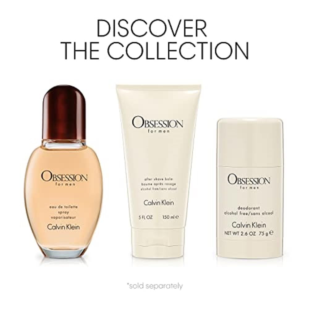 Calvin Klein Obsession deodorant stick in packaging close-up for easy control.