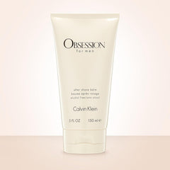 Close-up of Obsession balm texture showing creamy, moisturizing post-shave care