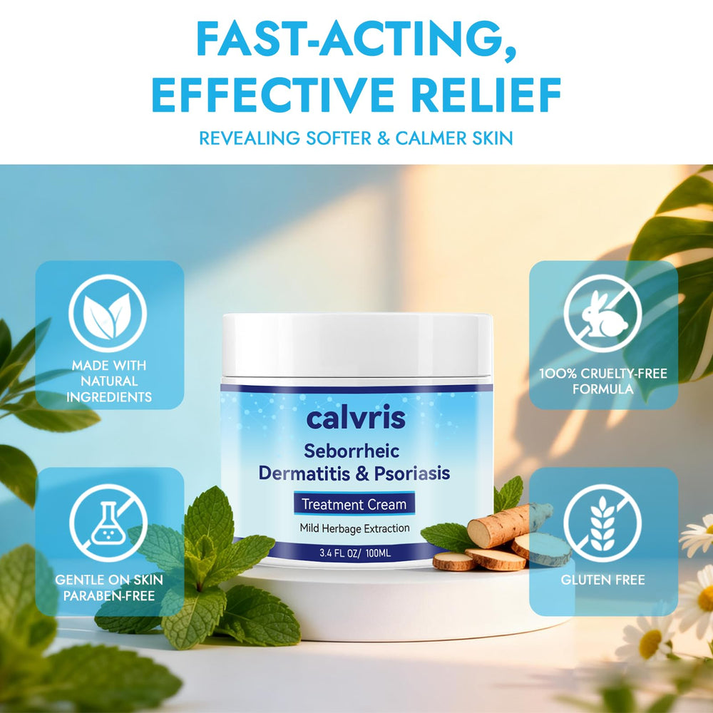 Cooling sensation on skin after Calvris application with fast absorption