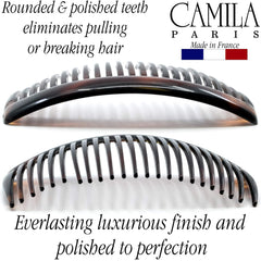 Camila Paris AD66/2, detalle mango curvo, acabado lujoso.