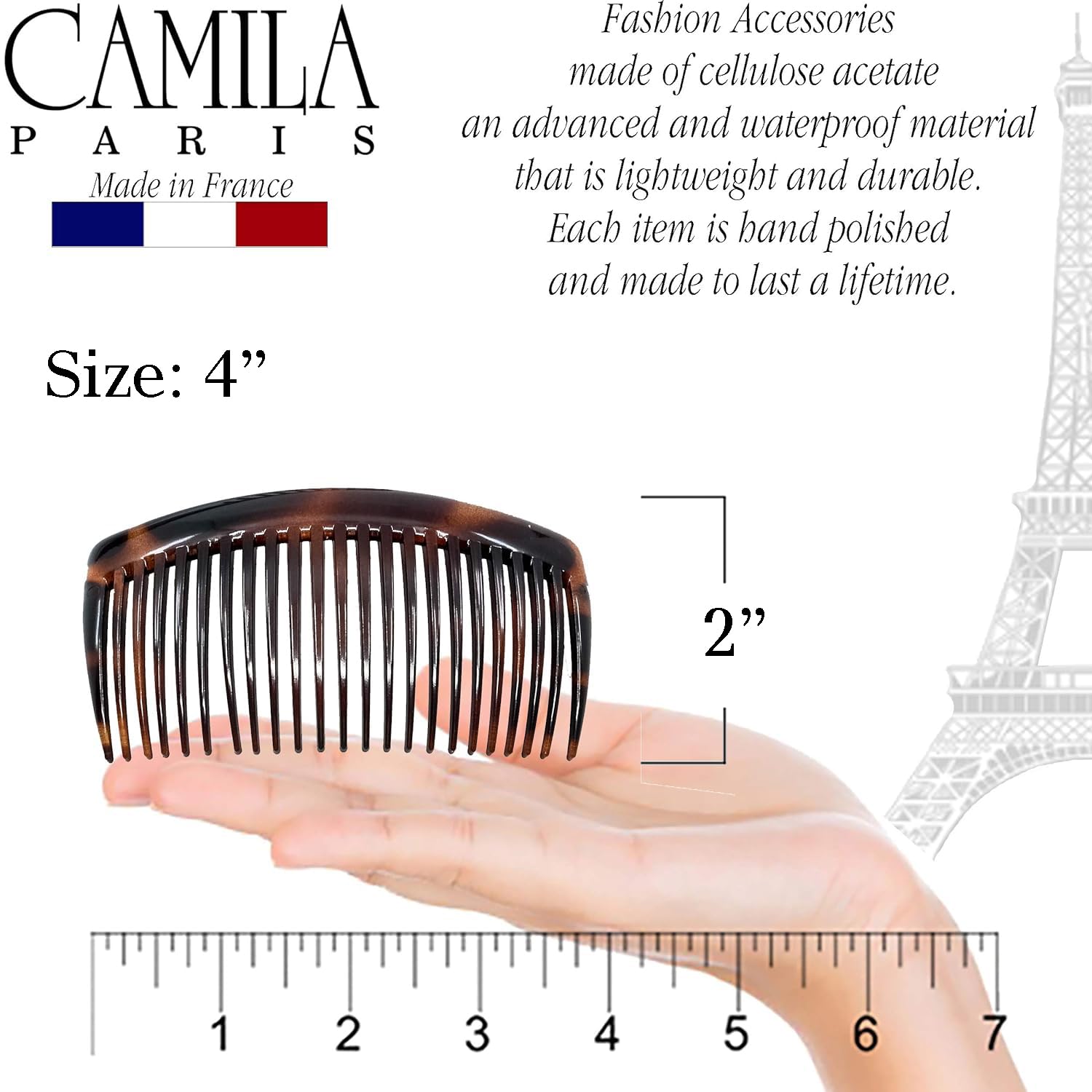 Camila Paris AD66/2, torcedura francesa, estilo elegante diario.