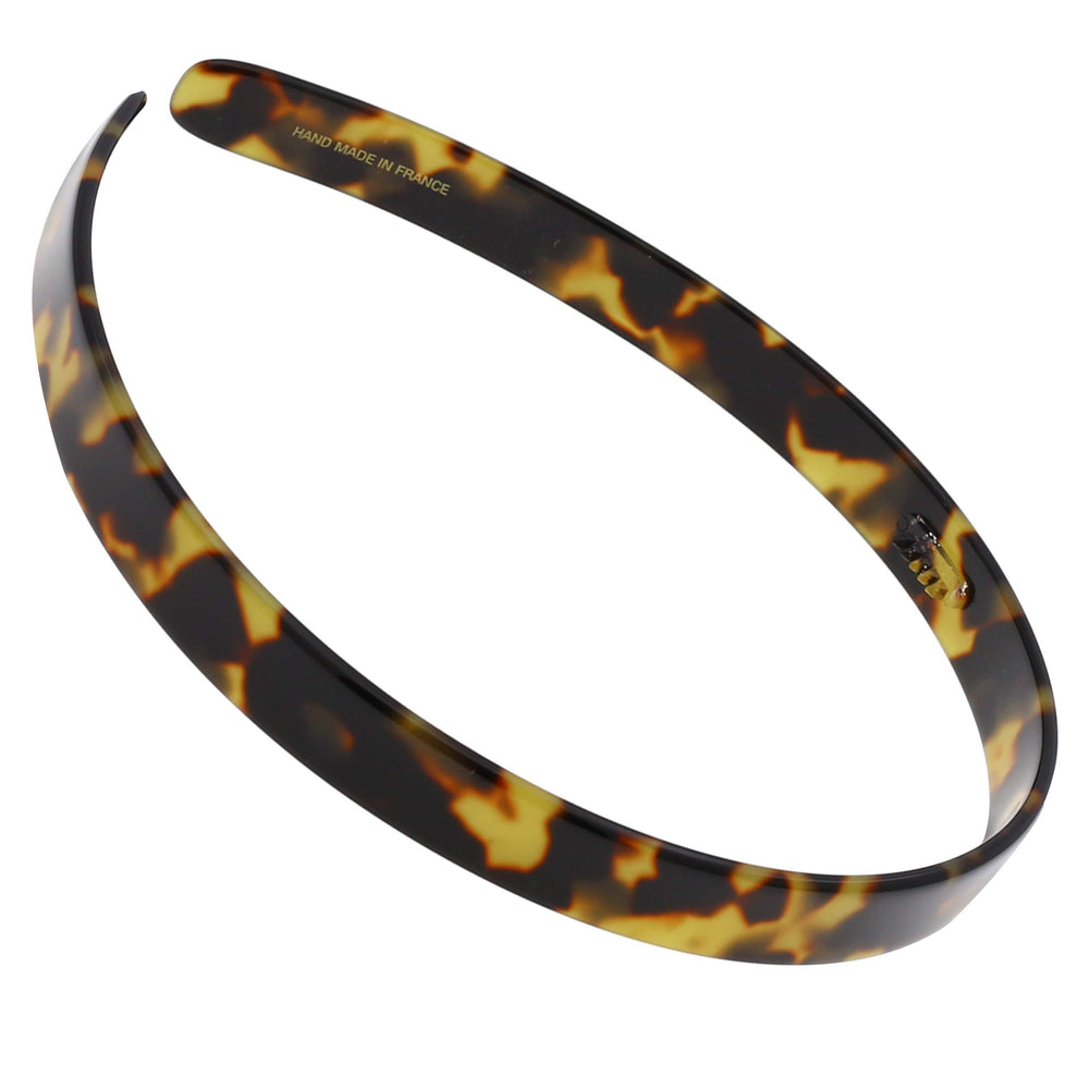 Camila Paris CP2003 headband closeup, durable acetate finish and secure no-slip grip.