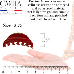 Prendedor Camila Paris CP2529 para moño rápido, mantiene el peinado estable.