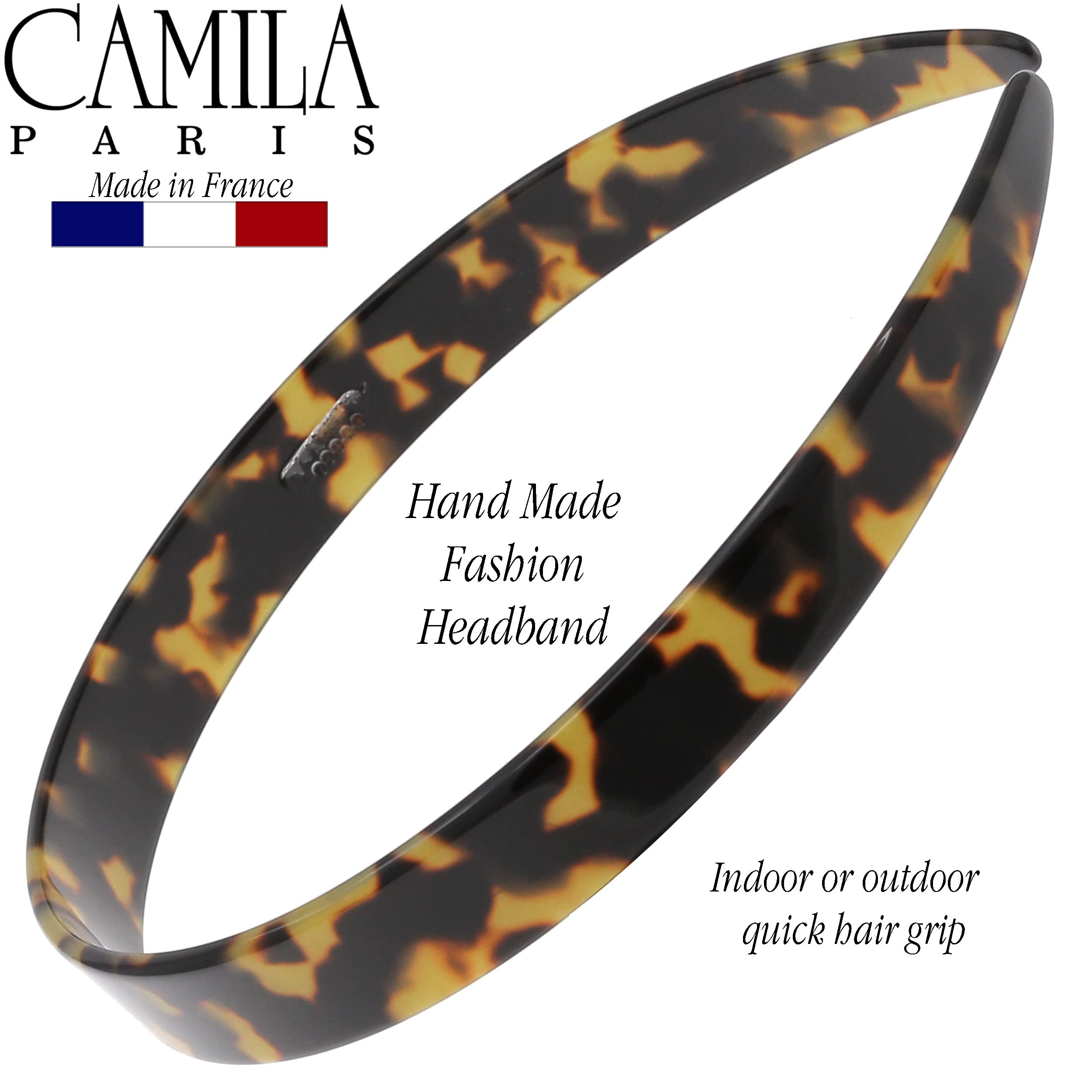 Camila Paris CP3466 headband durable-acetate supports long-lasting lightweight comfort.