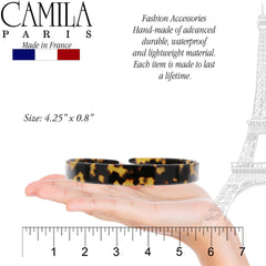 Camila Paris CP3466 headband made-in-france showcases premium craftsmanship and elegant finish.