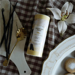 Camille Beckman French Vanilla talc-free powder is easy to apply by hand.