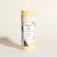 Camille Beckman French Vanilla talc-free powder texture for quick, light touch-ups.