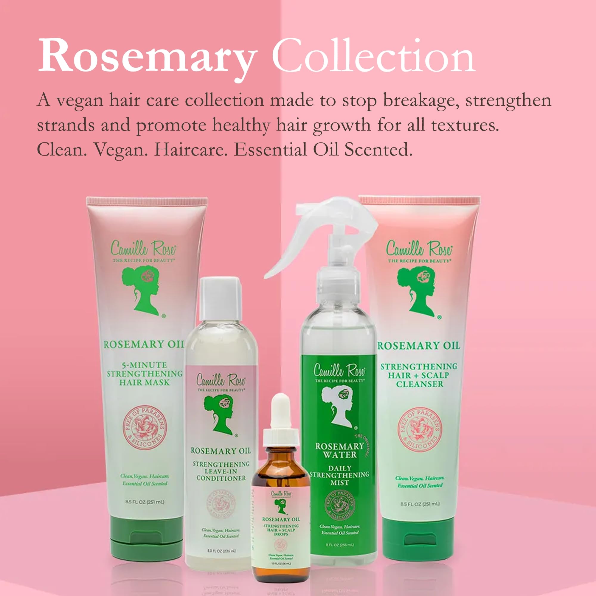 Aceite de romero de Camille Rose aporta nutrición a las puntas