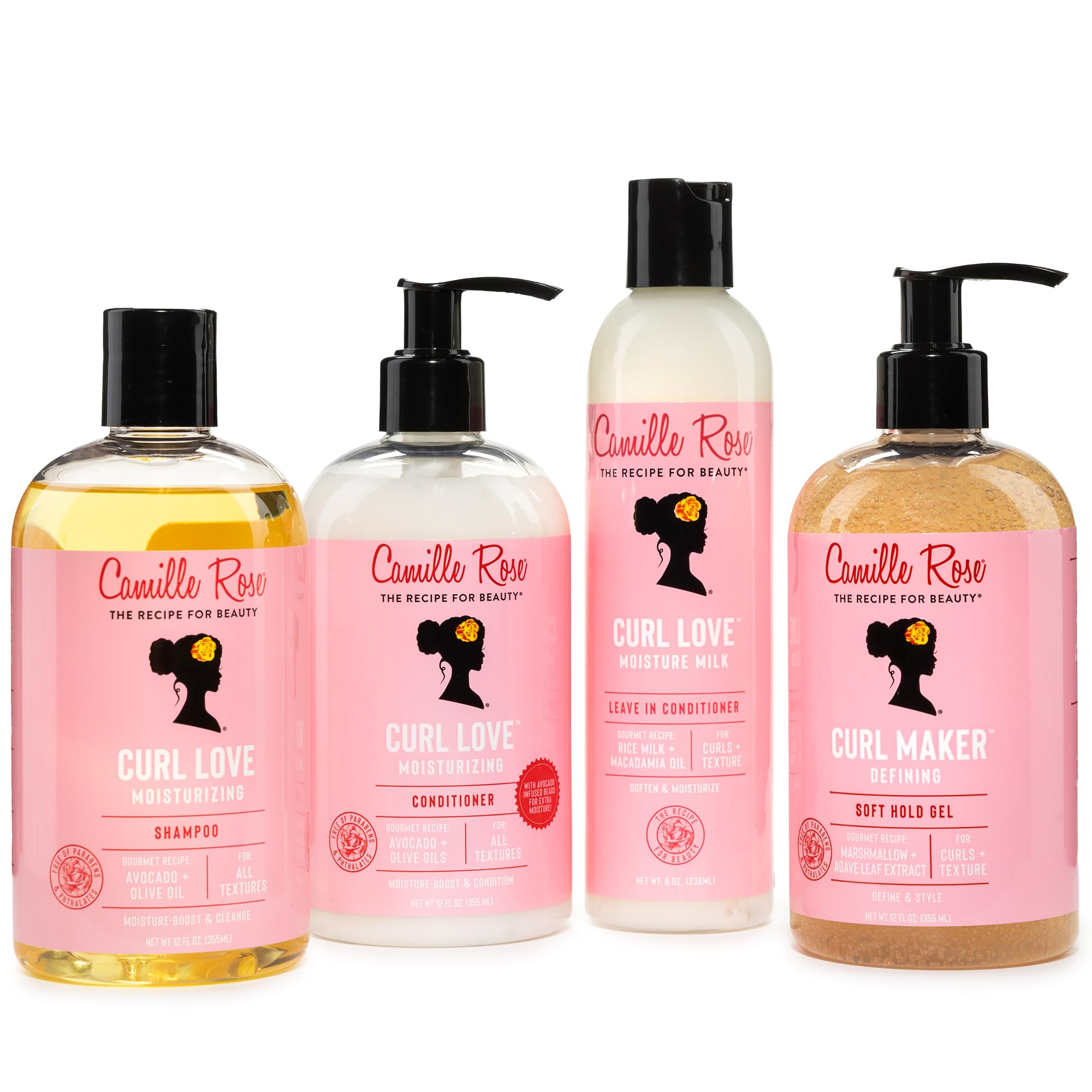Detalle de aceites naturales y manteca presente en Curl Love Moisture Milk.