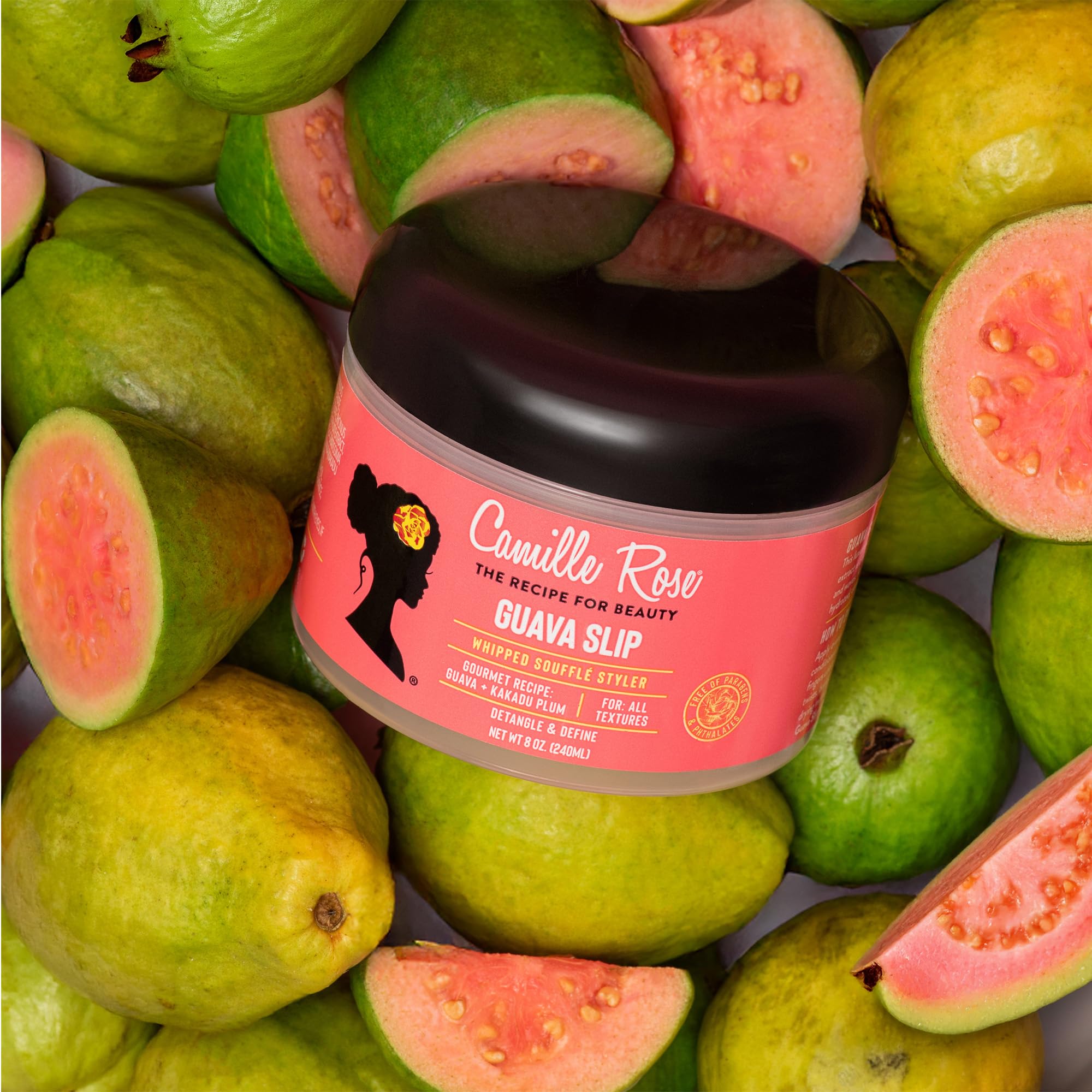 Camille Rose Guava batida textura ligera ideal para todo tipo de cabello