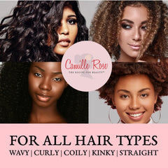 Camille Rose Guava Slip Detangling Conditioner guava ingredient closeup emphasizes nourishing slip and conditioning.