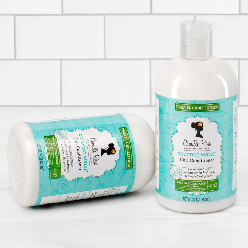 Camille Rose cabello tras lavado, suave y con brillo natural.