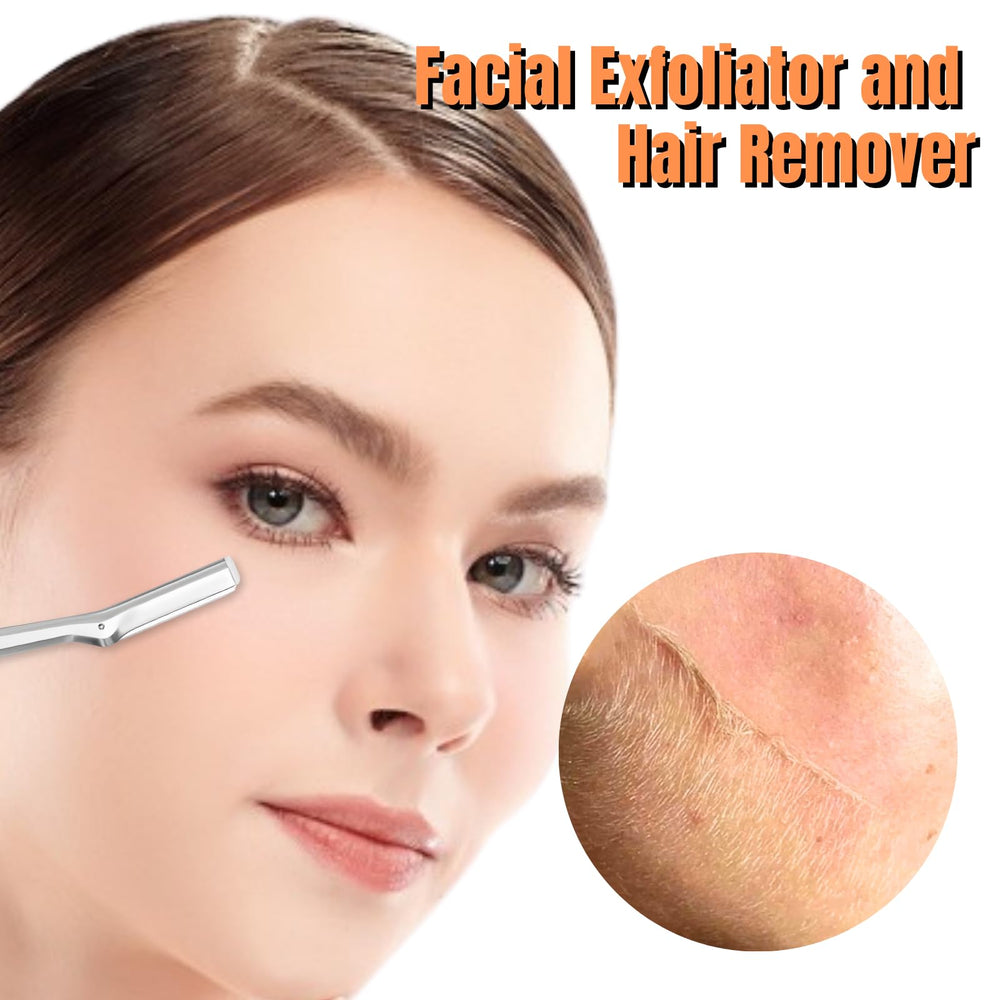 CAMTOVGCA precision-exfoliation blades for smooth facial hair and dead skin removal