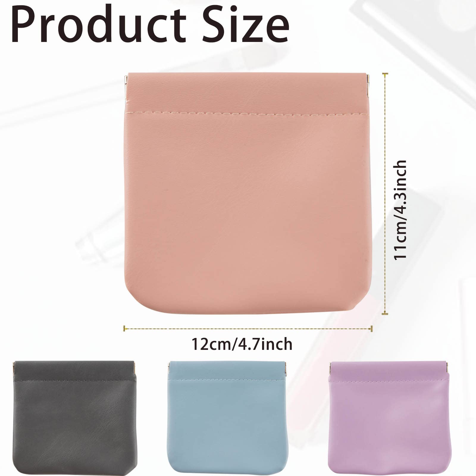 CANIPHA Lambskin pocket cosmetic bag travel size—fits lipstick, earrings, and small accessories.