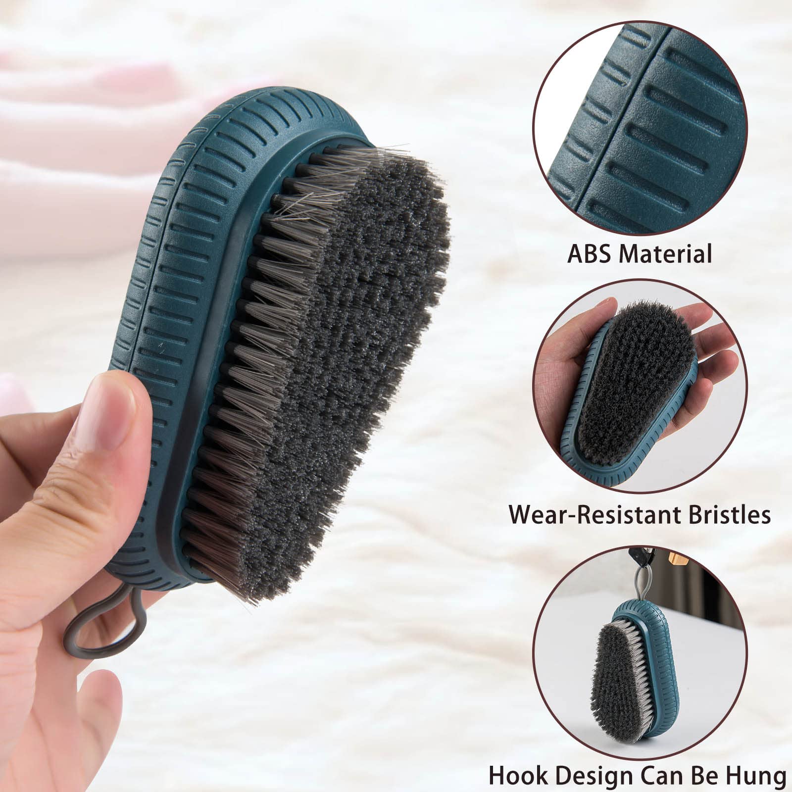 CANIPHA nail brush with narrow bristles for detailed cleaning.