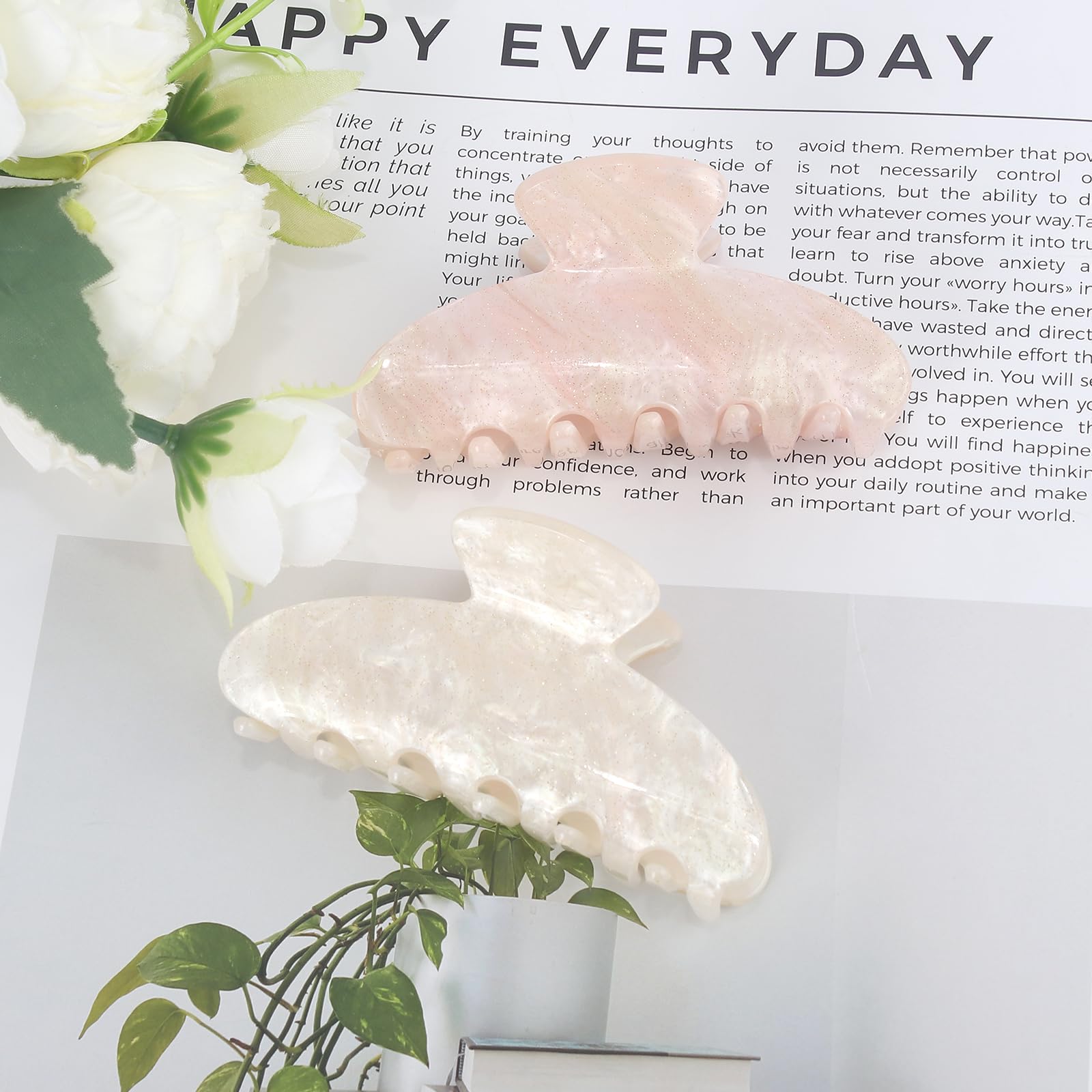 Canitor hair clip used during daily routine to hold hair securely