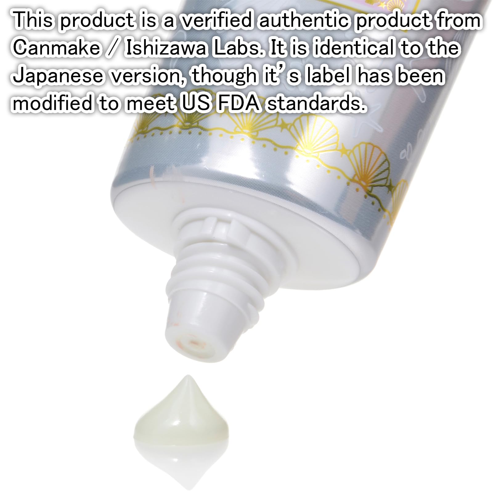 CANMAKE Gel Piel Sirena textura gel suave que se absorbe rápido.