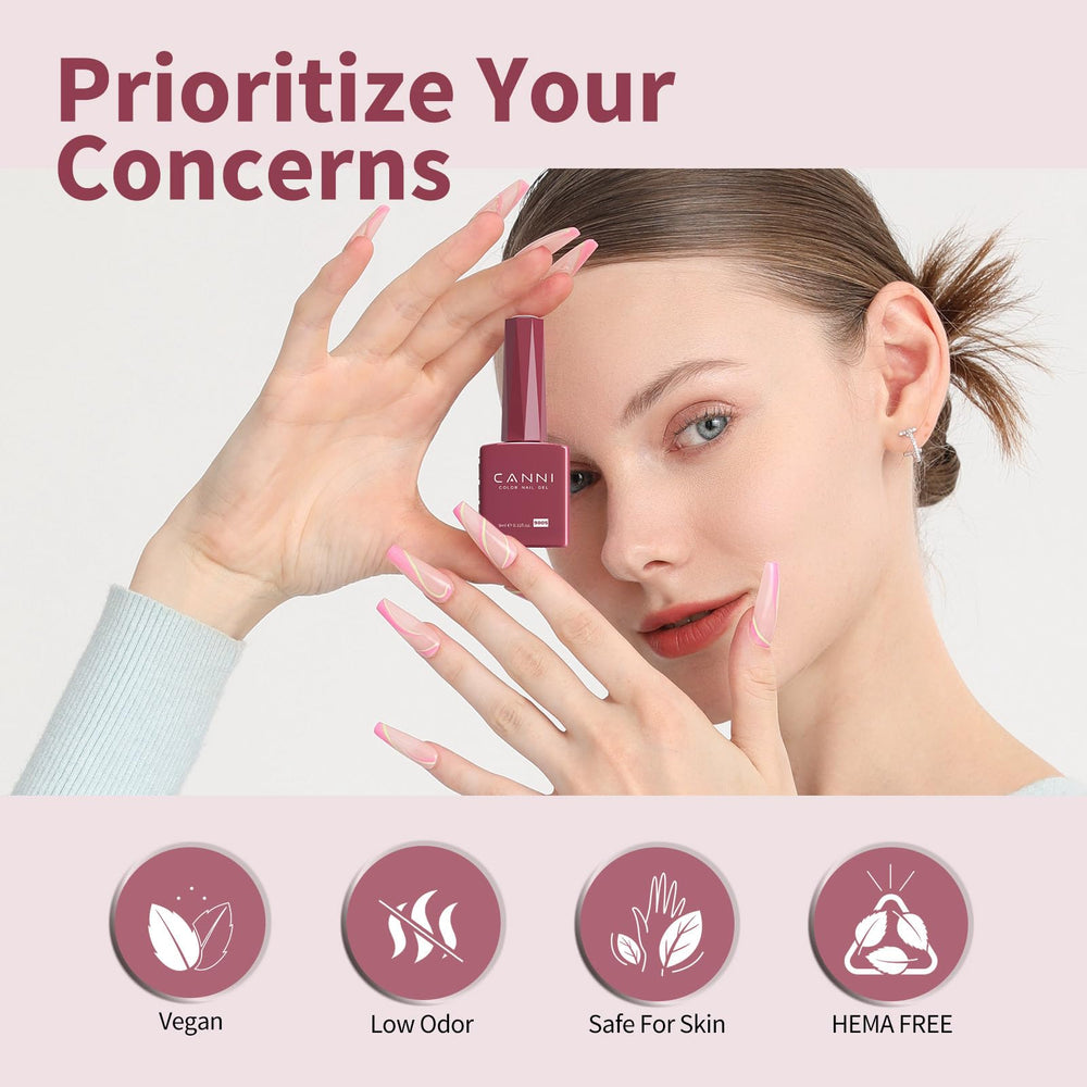 CANNI base and top coat are recommended for durability and shine