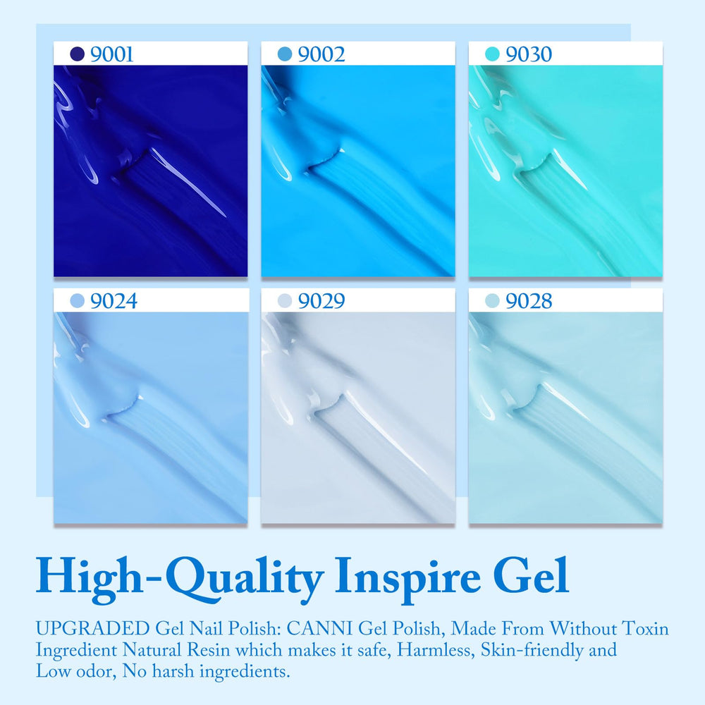 CANNI glossy finish close-up for durable gel look