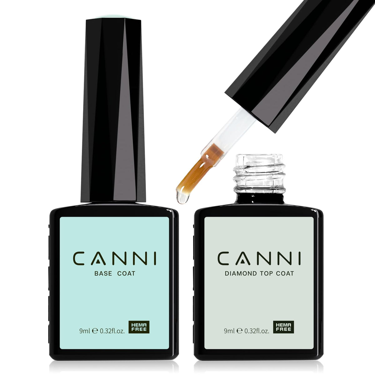 CANNI capa-base duradera para manicura uniforme y resistente.