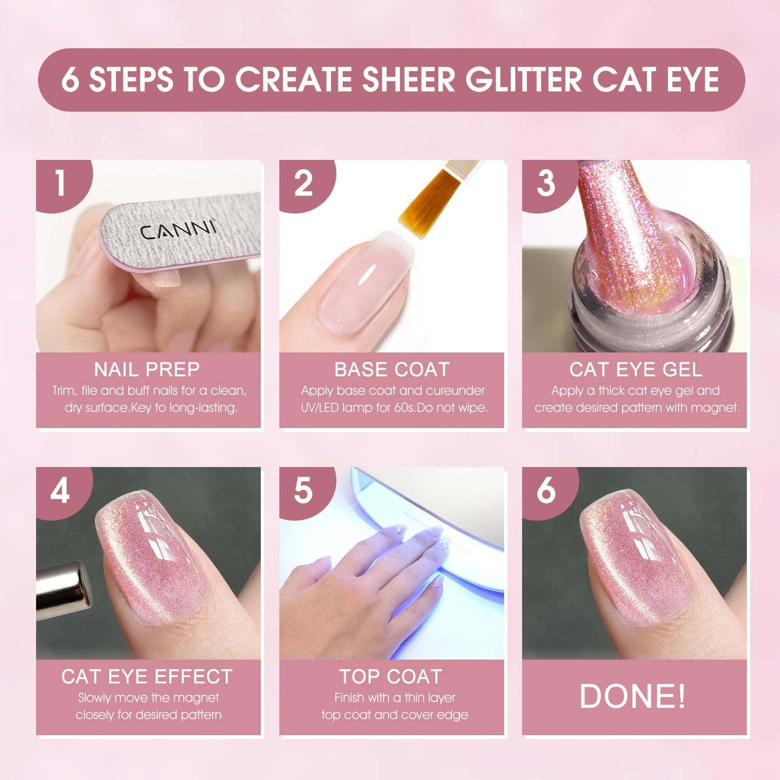 CANNI magnetic stick for precise cat-eye effects during application