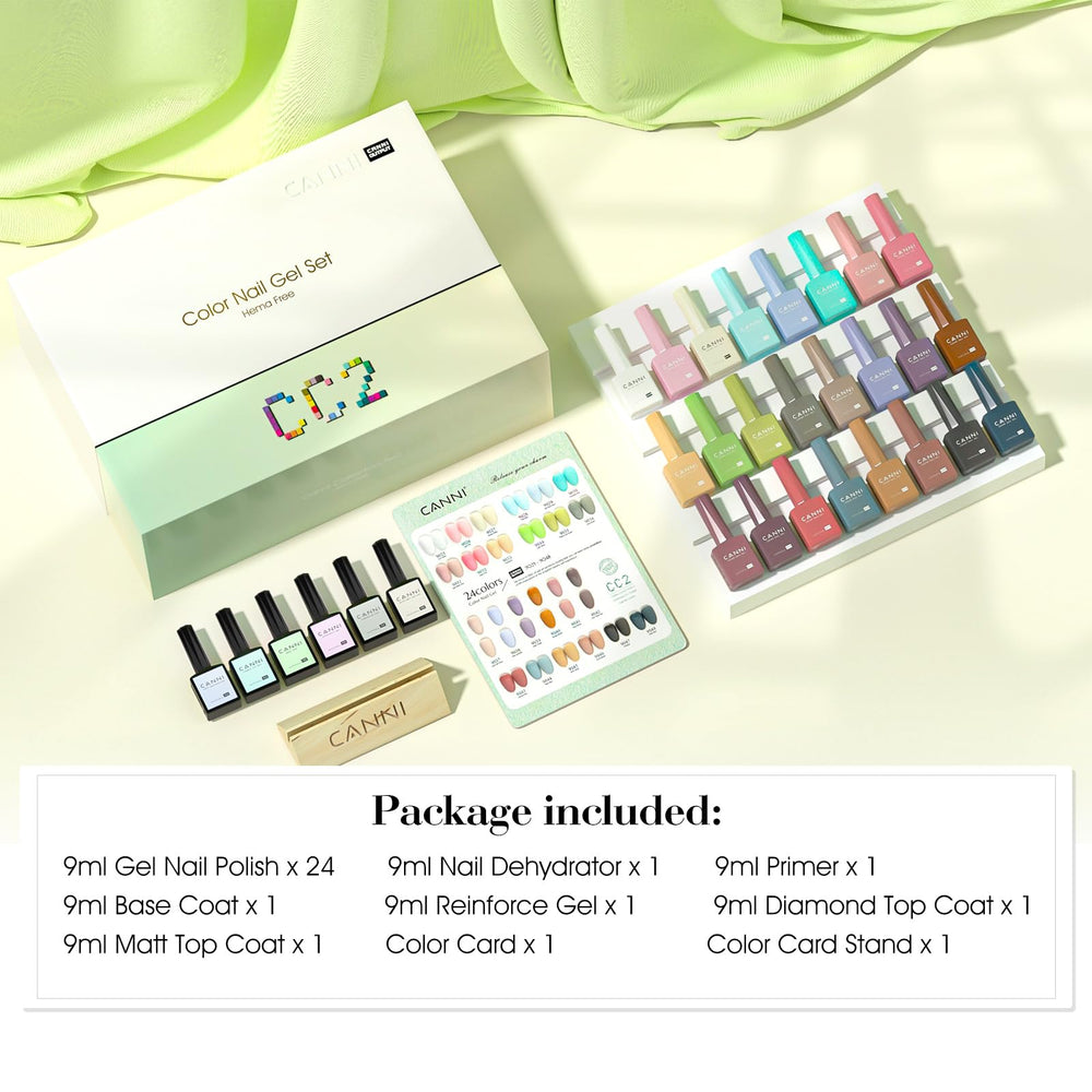 CANNI CC2 at-home salon quality finish for glossy nails