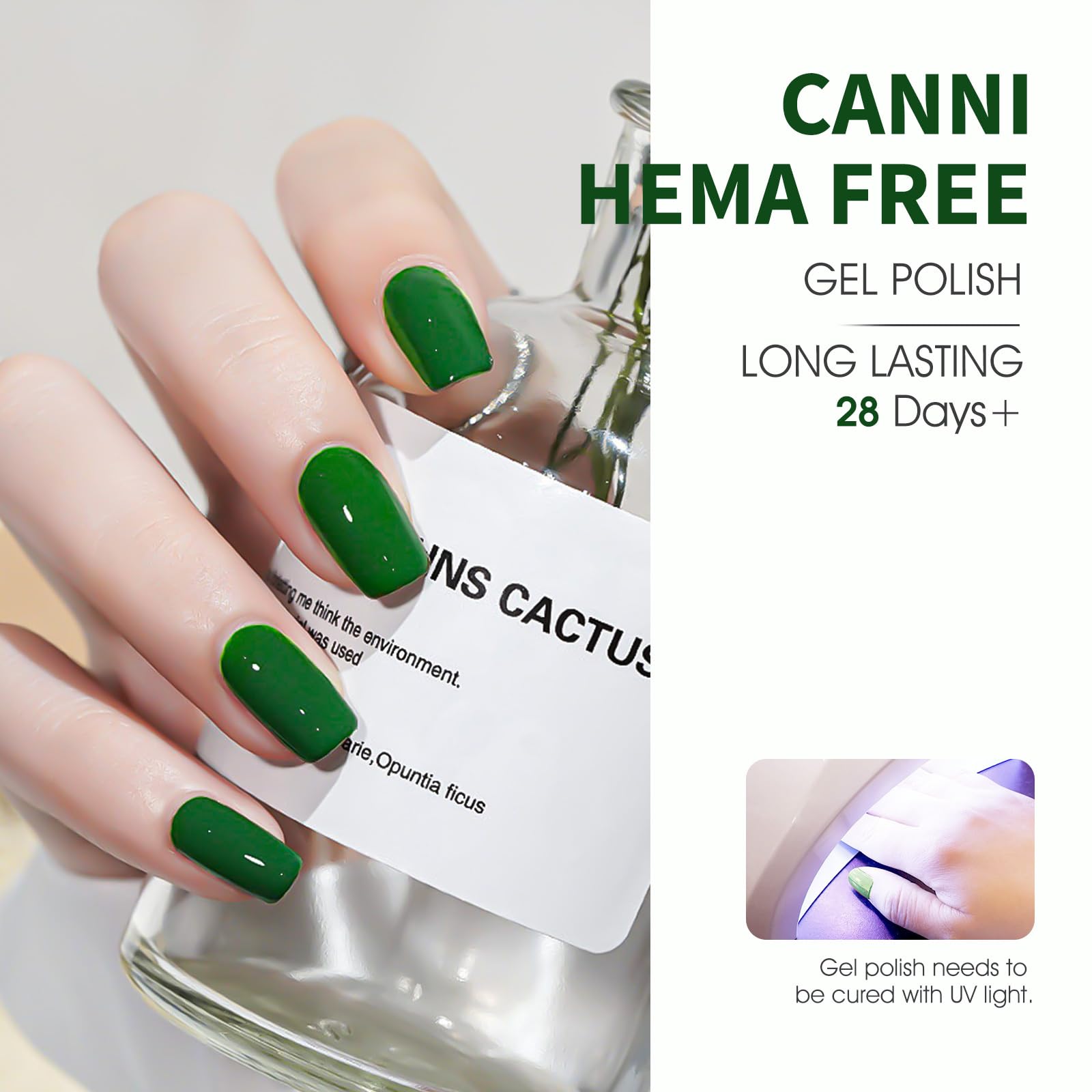 CANNI color bottle view demonstrates rich shade for at-home manicure decisions.