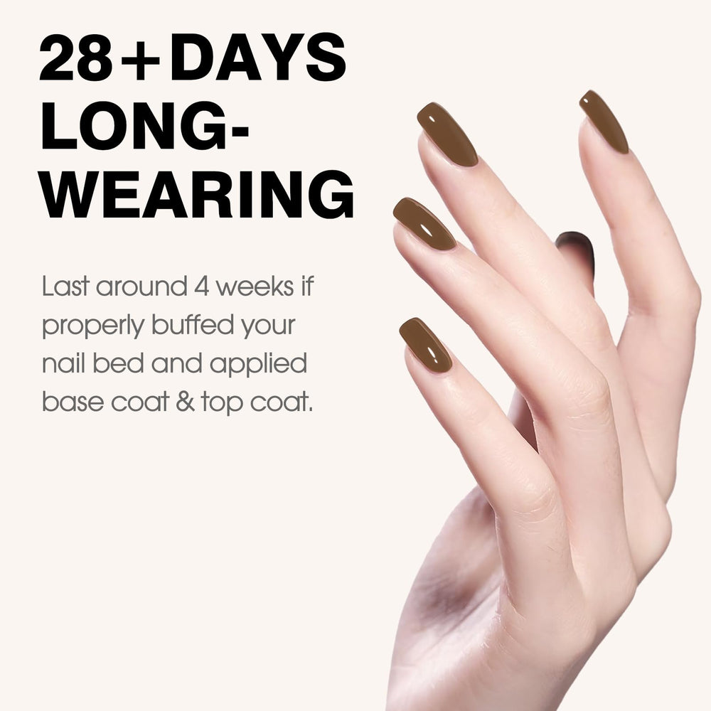 CANNI swatch displaying deep brown shade with high-gloss finish
