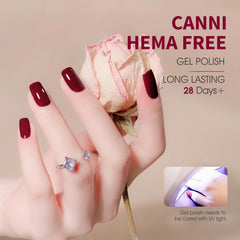 CANNI Dark Red swatch to preview shade and finish