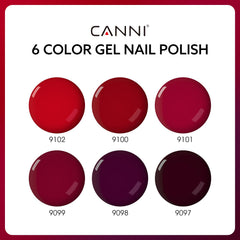 CANNI gel pigmentado ofrece color intenso y cobertura opaca.